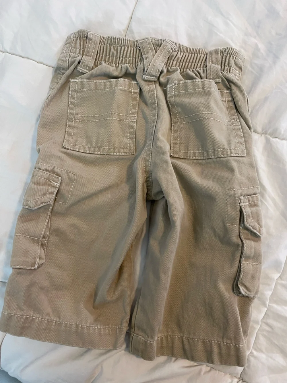 Gymboree Toddler Elastic-Waist Cargo Pants in Beige